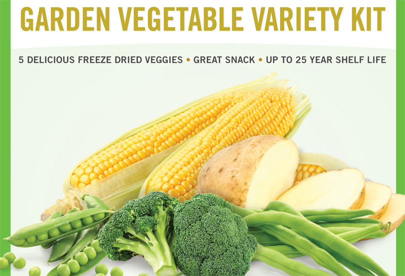 Nutristore Freeze Dried Vegetable Bucket