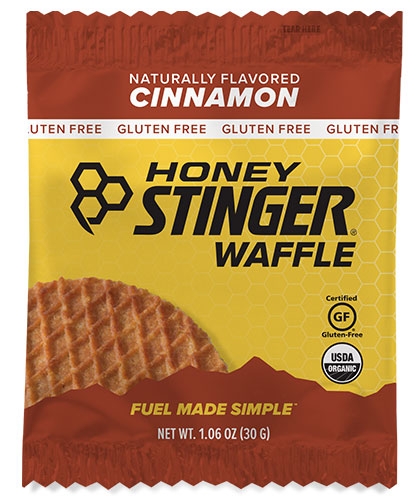 Gluten Free Organic Energy Waffle -  Cinnamon (Honey Stinger)