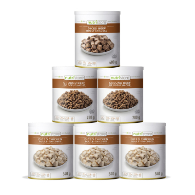 6 Month Freeze Dried Meat Kit