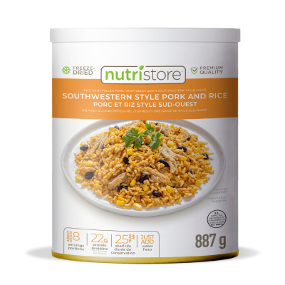 Southwestern Style Pork and Rice (Nutristore #10 Can)