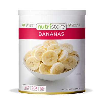 Bananas - Freeze Dried (Nutristore #10 Can)