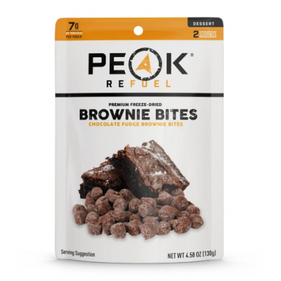 Chocolate Fudge Brownie Bites - Freeze Dried (Peak Refuel Pouch)