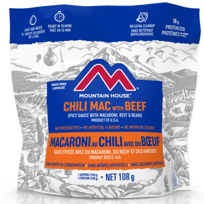 Chili Mac with Beef (Mountain House Pouch)