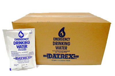 Datrex Emergency Drinking Water Rations - Case of 64