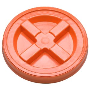Gamma Seal Lid - (Fits 3.5 - 6 Gallon Bucket) - Orange