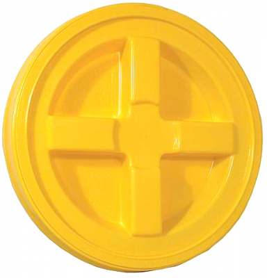 Gamma Seal Lid - (Fits 3.5 - 6 Gallon Bucket) - Yellow