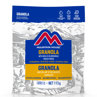 Granola with Milk and Blueberries (Mountain House Pouch)