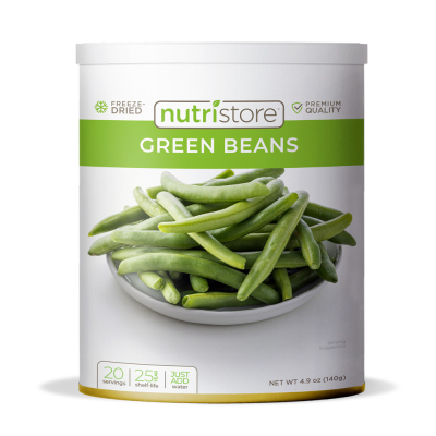 Green Beans - Freeze Dried (Nutristore #10 Can)