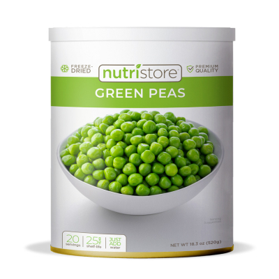 Green Peas - Freeze Dried (Nutristore #10 Can)