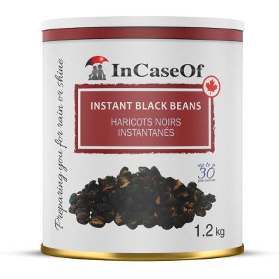 Instant Black Beans - In Case Of (#10 Can)