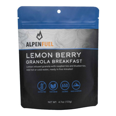 Lemon Berry Breakfast Granola (Alpen Fuel Pouch)