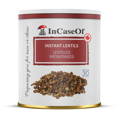 Instant Lentils - In Case Of (#10 Can)