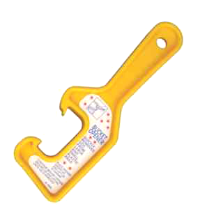 Plastic Lid Opening Tool - Yellow