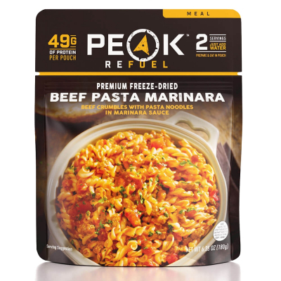 Beef Pasta Marinara Meal (Peak Refuel Pouch)