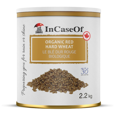 Organic Red Hard Wheat - In Case Of (#10 Can)