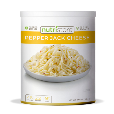 Shredded Pepper Jack Cheese (Nutristore #10 Can)