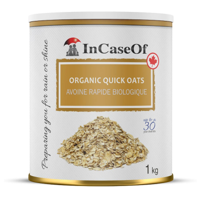 Organic Quick Oats - In Case Of (#10 Can)