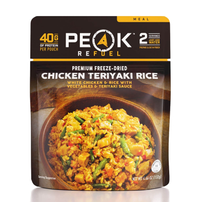 Chicken Teriyaki Rice Meal (Peak Refuel Pouch)