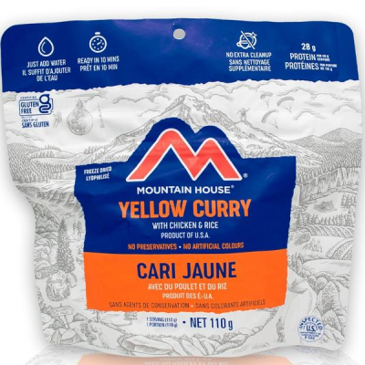 Yellow Curry with Chicken & Rice (Mountain House Pouch)