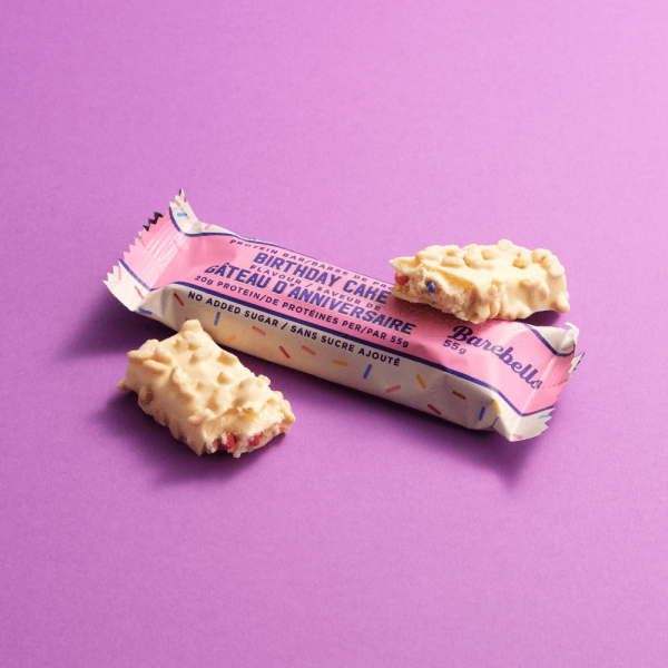 Barebells Birthday Cake Protein Bar – 20g Protein, No Sugar - Delicious ...