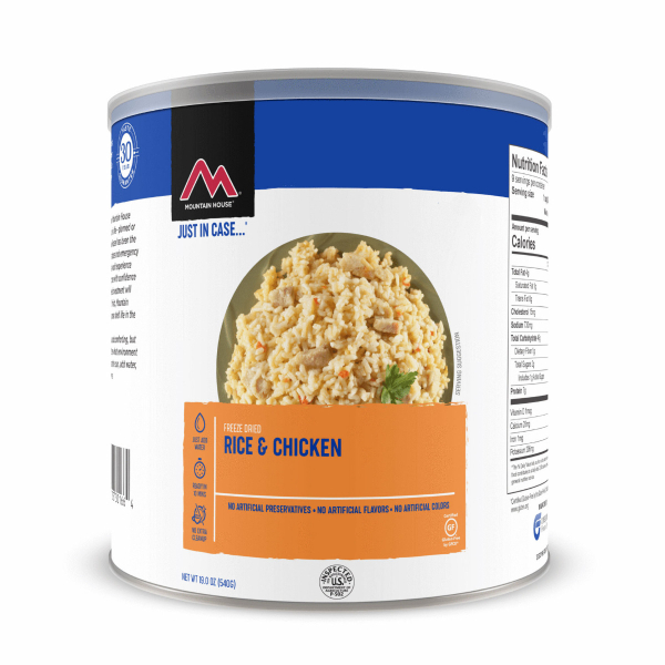 Rice and Chicken (Mountain House 10 Can) Delicious Emergency