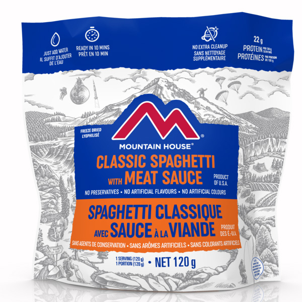 Spaghetti with Meat Sauce (Mountain House Pouch)