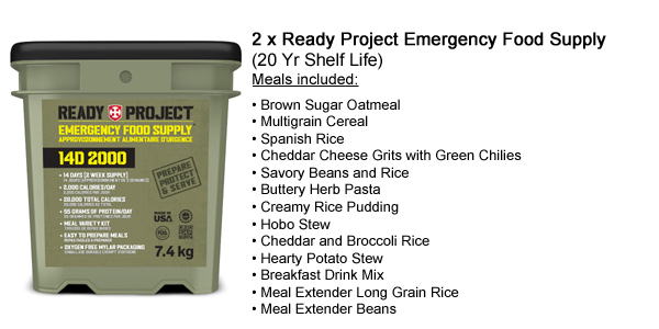 Ready Project Emergency Food Supply