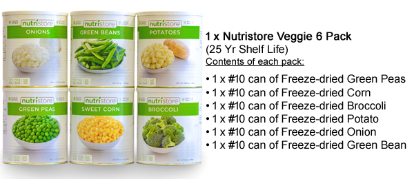 Nutristore Vegetable Pack