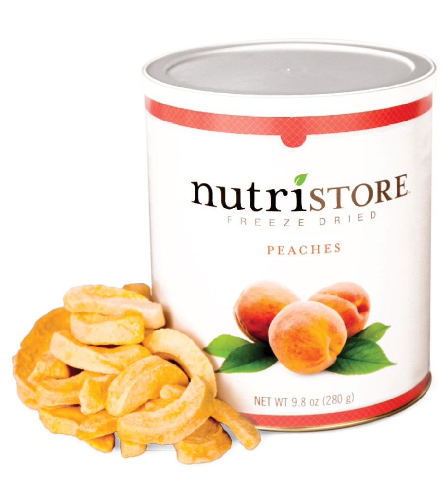 Peaches - Freeze Dried (Nutristore #10 Can)